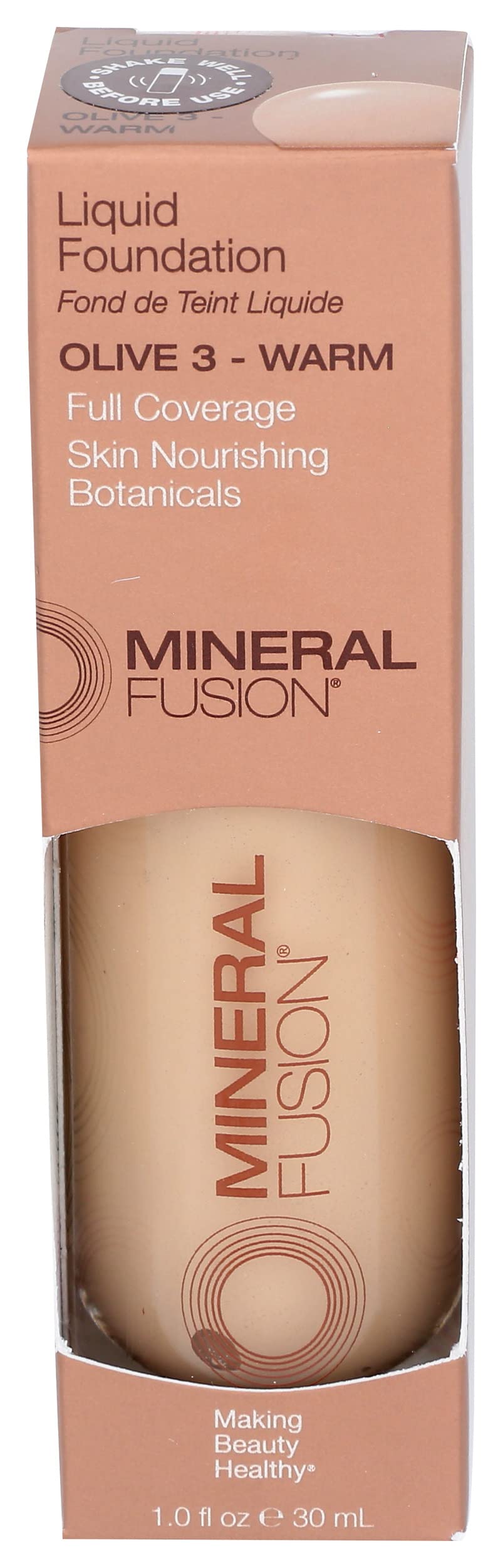 Amazon.com : Mineral Fusion Full Coverage Foundation, Liquid